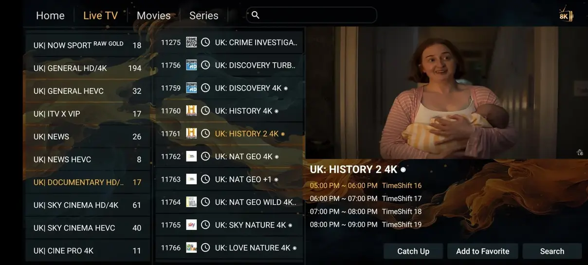 Layerseven TV IPTV app preview 2